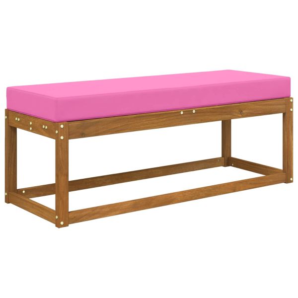 Възглавница за открито седалка Розово 111,5 x 40 x 8 см