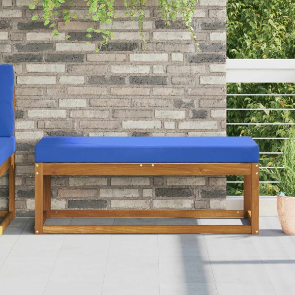 Възглавница за открито седалка Тюркоаз 111,5 x 40 x 8 см