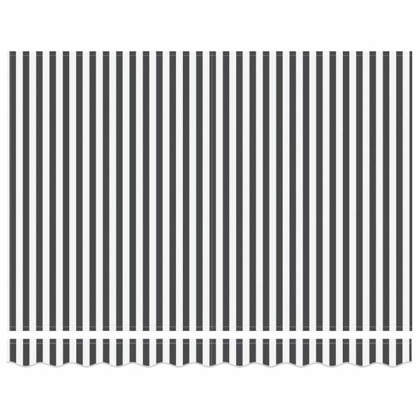Рамка за сенник Антрацит и бяло 250 x 200 cm
