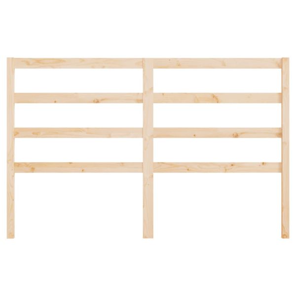 Горна табла за легло, 141x4x100 см, бор масив