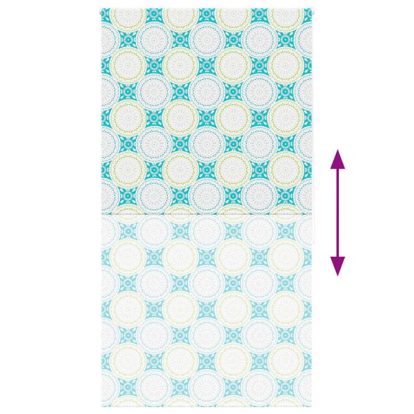 Ролетна щора за баня 120x240 см Ширина на плата 116 см