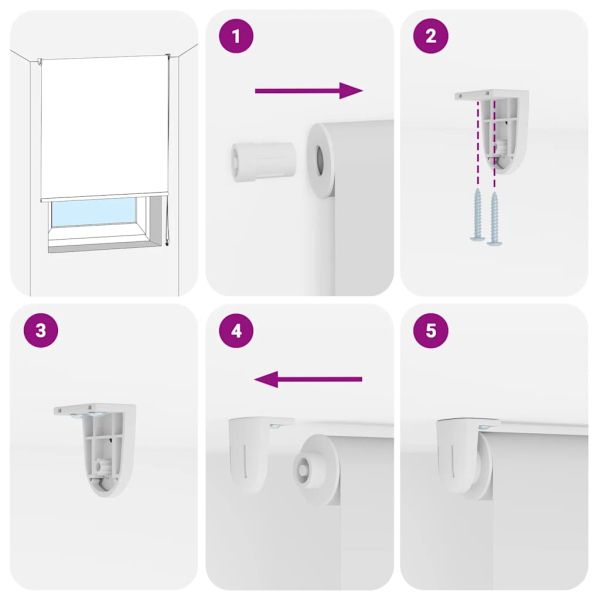 Ролетна щора за баня 120x240 см Ширина на плата 116 см