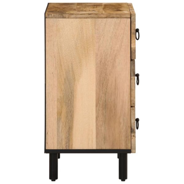 Нощно шкафче 50x33x60 см мангово дърво масив