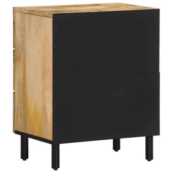 Нощно шкафче 50x33x60 см мангово дърво масив