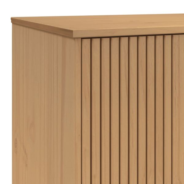 Гардероб OLDEN, кафяв, 76,5x53x172 см, борово дърво масив