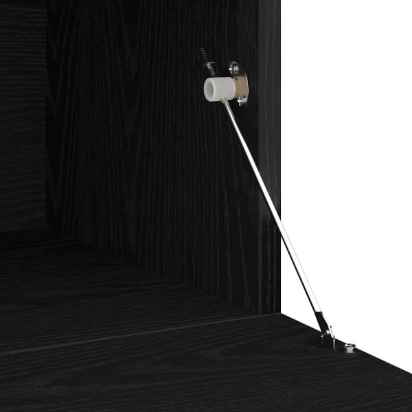 ТВ шкаф 2 pcs Черния дъб 180 x 35 x 40 см Инженерно дърво