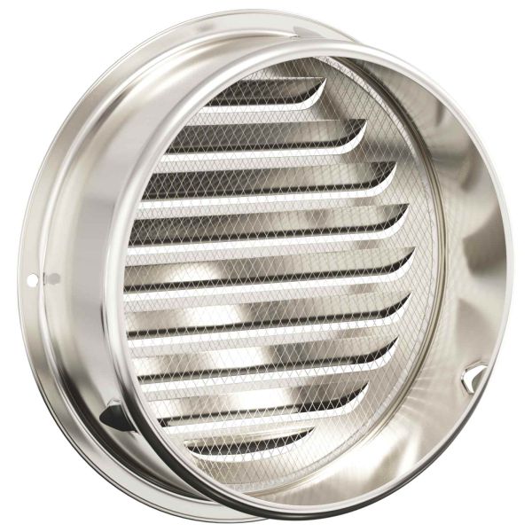 Предпазители за въздушна вентилация 4 pcs Сребрист 150 mm