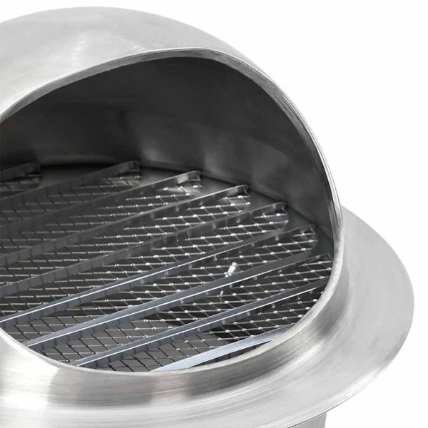 Предпазители за въздушна вентилация 2 pcs Сребрист 150 mm