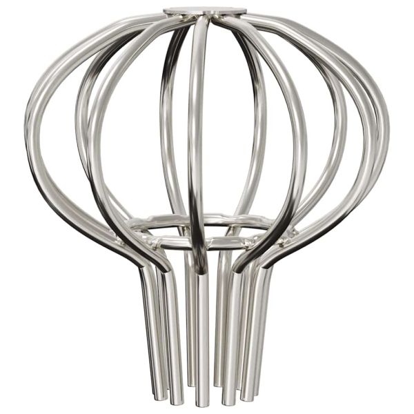 Защита за листа на улука 8 pcs Сребрист 50 mm