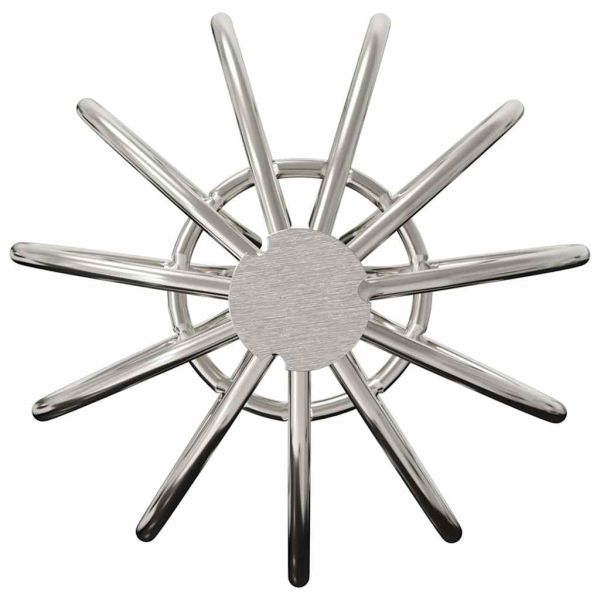 Защита за листа на улука 8 pcs Сребрист 50 mm