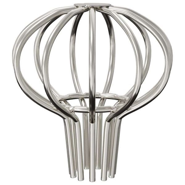 Защита за листа на улука 8 pcs Сребрист 50 mm