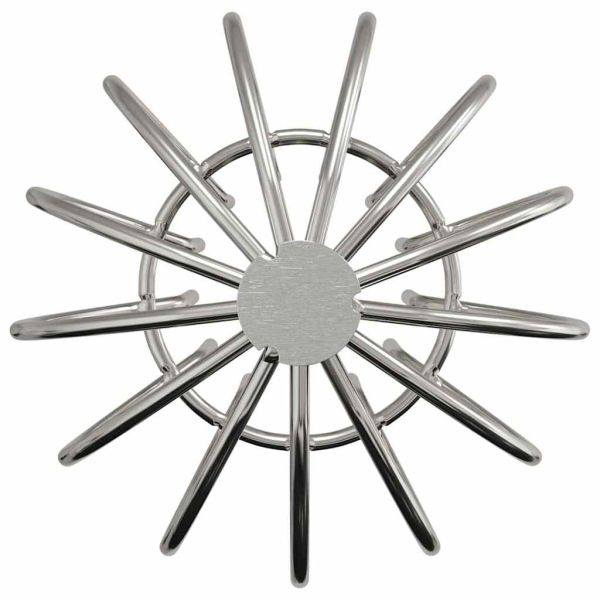 Защита за листа на улука 8 pcs Сребрист 75 мм