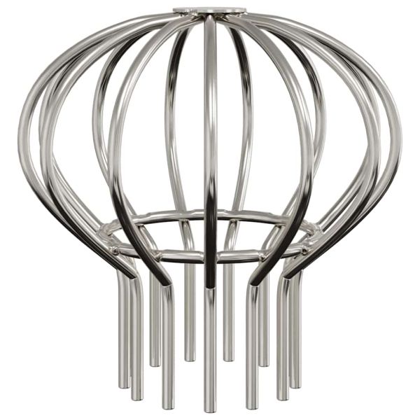 Защита за листа на улука 8 pcs Сребрист 75 мм