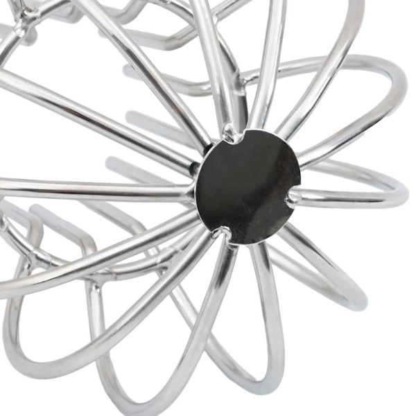 Защита за листа на улука 8 pcs Сребрист 75 мм