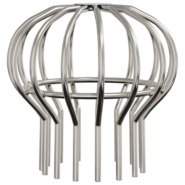 Защита за листа на улука 8 pcs Сребрист 110 мм