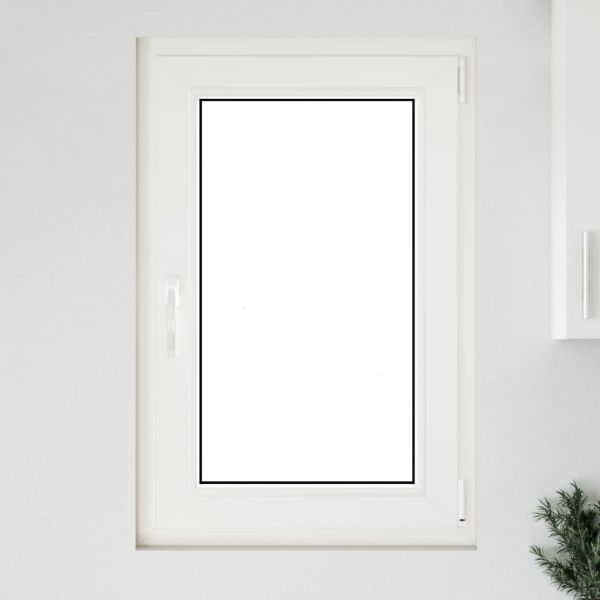 Прозорец за мазе RISOR Бял 60 x 80 cm PVC и стъкло