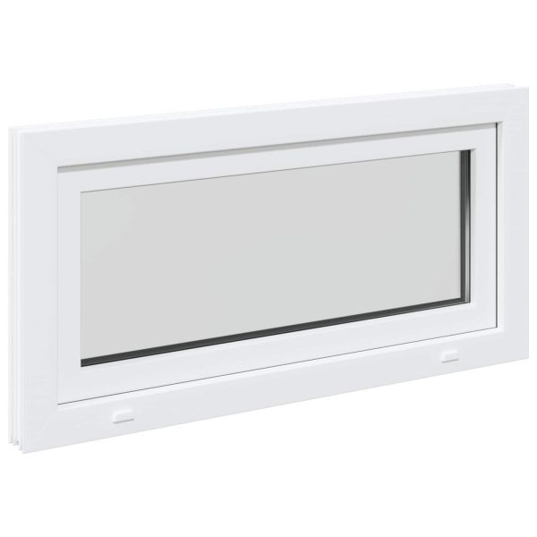 Прозорец за мазе RISOR Бял 100 x 50 cm PVC и стъкло