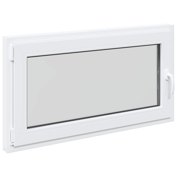 Прозорец за мазе RISOR 110 x 70 cm PVC и стъкло Бяло