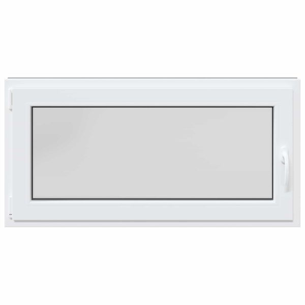 Прозорец за мазе RISOR 120 x 60 cm PVC и стъкло Антрацит