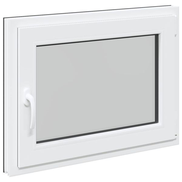 Прозорец за мазе RISOR 80 x 50 cm PVC и стъкло Антрацит