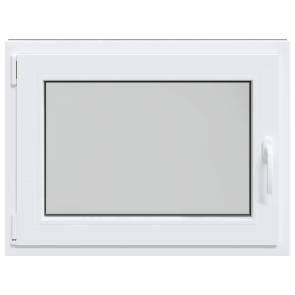 Прозорец за мазе RISOR 80 x 70 cm PVC и стъкло Антрацит