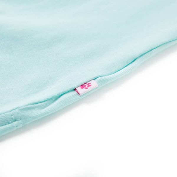 Детска тениска, светла аква, 140