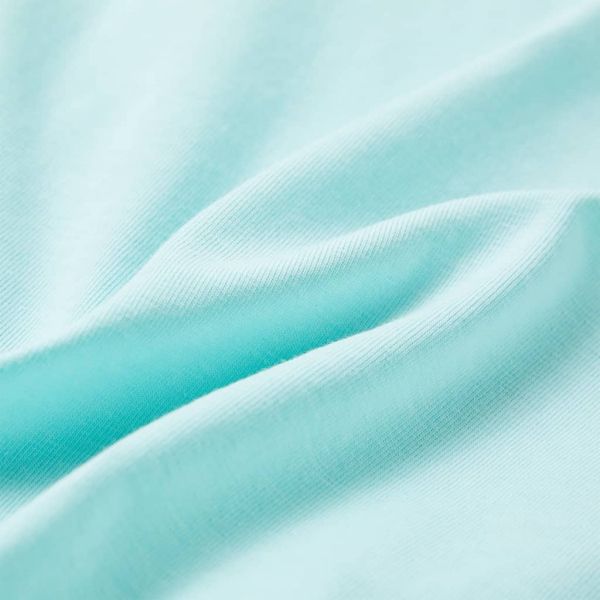 Детска тениска, светла аква, 140