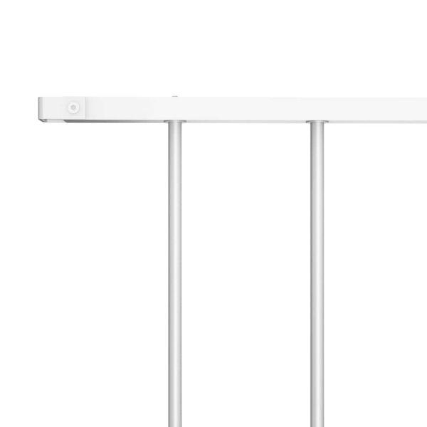 Ограден панел Woerden прахово боядисана стомана 1,7x0,75 м бял