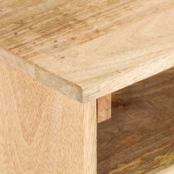 ТВ шкаф, 140x30x50 см, мангово дърво масив