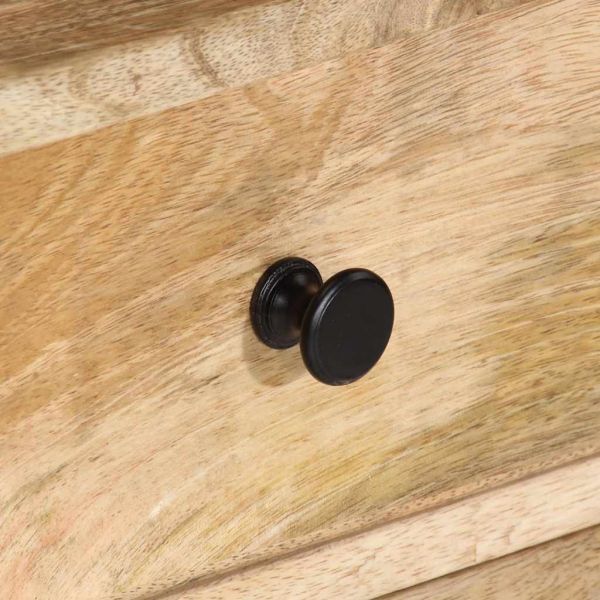 ТВ шкаф, 140x30x50 см, мангово дърво масив