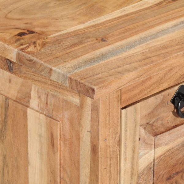 Пейка за съхранение на обувки, 85x40x45 cм, акациево дърво масив
