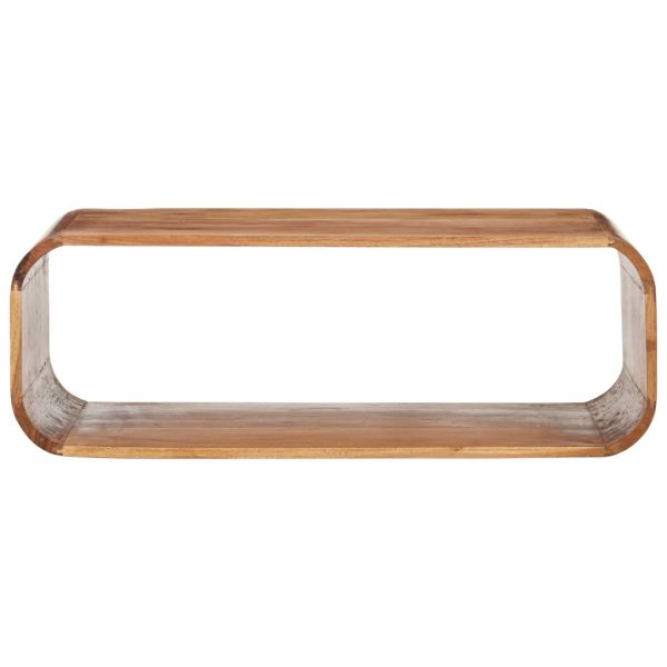 Маса за кафе, 90x50x30 см, акациево дърво масив