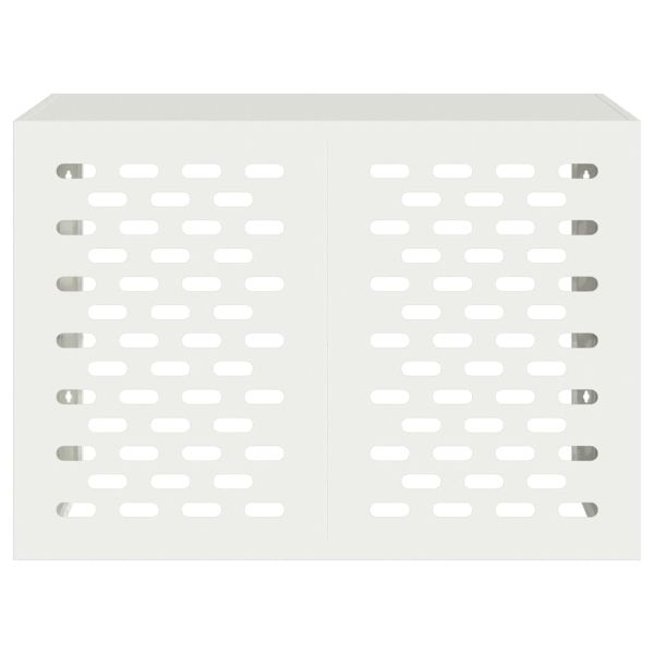 Покритие за климатик Бяло 100 x 50 x 70 cm Стомана