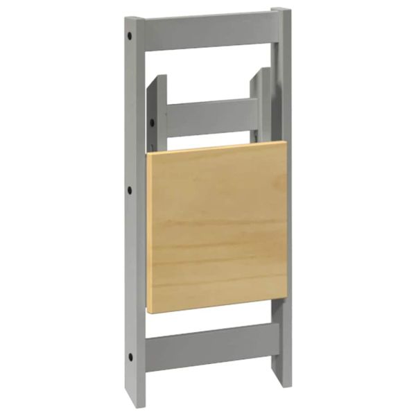 Трапезен комплект Corona тип пеперуда 5 части сгъваем сив бор