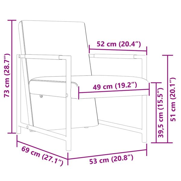 Фотьойл с хромирани крака, бял, изкуствена кожа