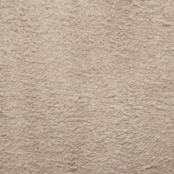 Килим HUARTE с къс косъм, мек и миещ се, пясъчен, 100x200 см