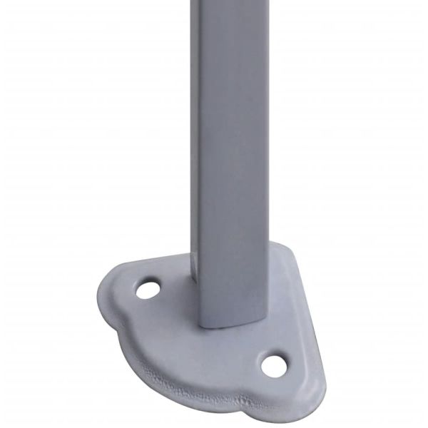 Сгъваема парти шатра с 2 странични стени 2x2 м стомана кремава