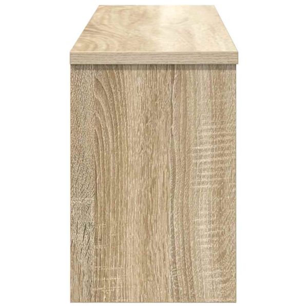 Стенен закачалка за палта с рафт Сонома дъб 80 x 20 x 30 cm