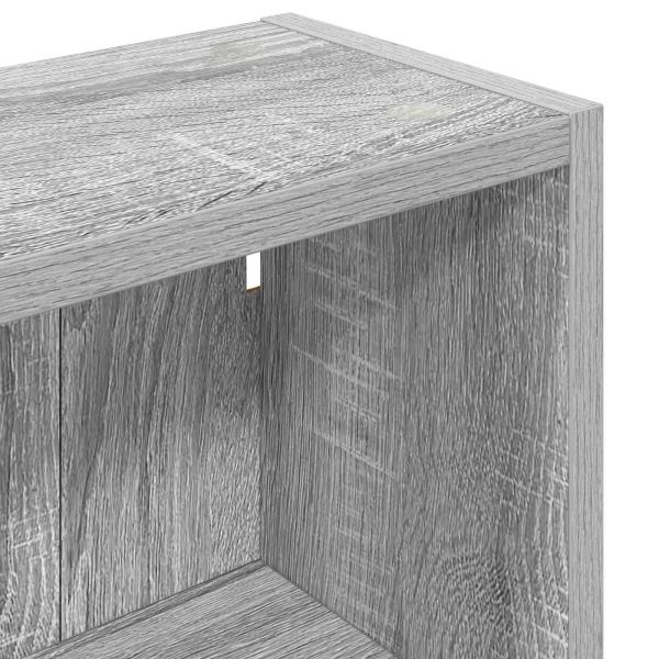 Банен стенен шкаф с рафт Сиво Сонома 40 x 16 x 62,5 см