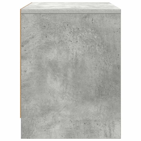 Нощни шкафчета 2 бр бетонно сиви 45x34x44,5 см инженерно дърво
