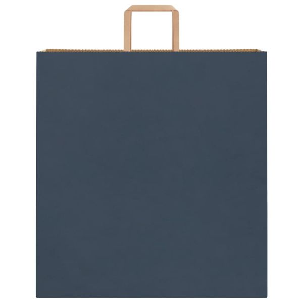 Хартиени торбички 250 бр с дръжки сини 45x17x48 см