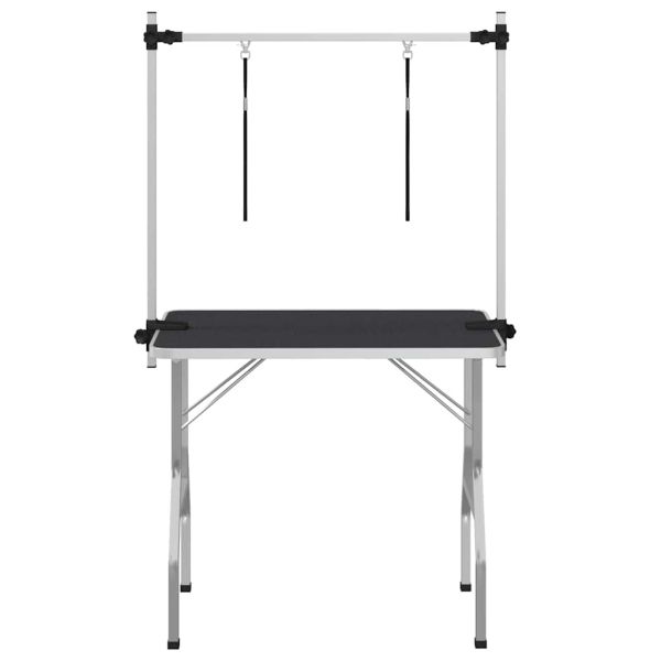 Маса за подстригване на домашни любимци, регулируема, 2 примки