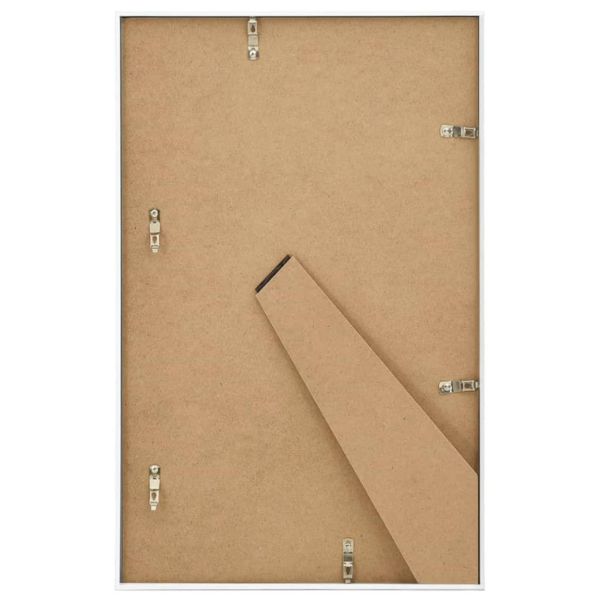 Фоторамки за колаж, 3 бр, за маса, бели, 13x18 см, МДФ