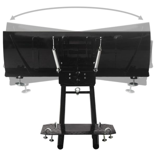 Гребло за сняг за ATV, 115x38 см, черно
