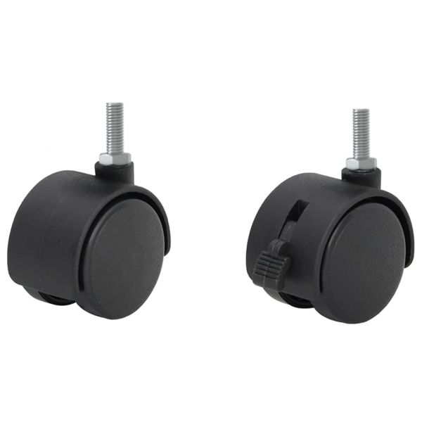 Кухненска количка, черна, 50x30x70 см, инженерно дърво