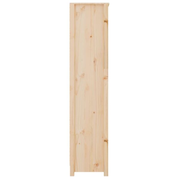 Библиотека, 80x35x154 см, борово дърво масив