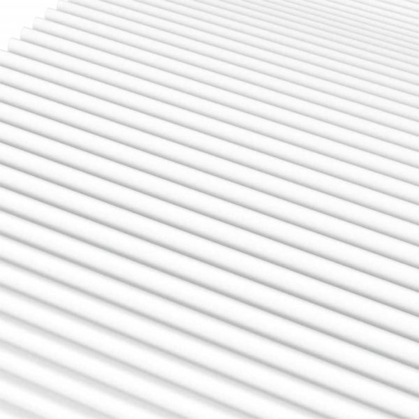 Канапе с матрак, кремаво, 80x200 см, плат