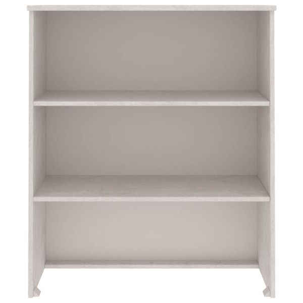 Надстройка за шкаф HAMAR, бяла, 85x35x100 см, бор масив