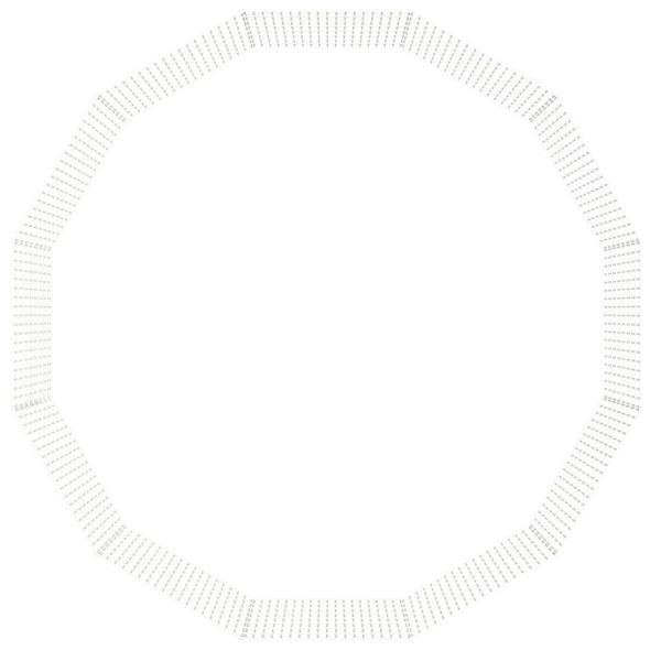 Ограждение за свободно отглеждане на животни 12-панела 54x80 см