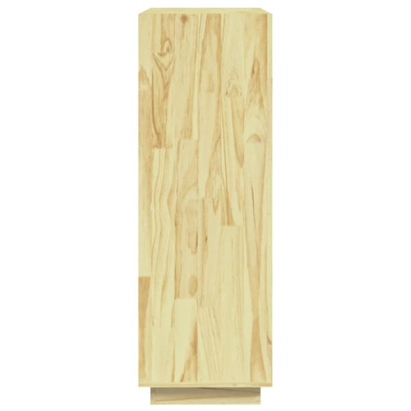 Библиотека/разделител за стая, 60x35x103 см, бор масив